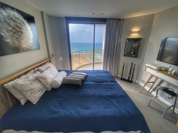 Luxury sea view apartment Herzliya Pituach 2 bedroom apartment near beach Herzliya Israel Modern apartment sea view Herzliya Pituach Real estate Herzliya beachfront apartment