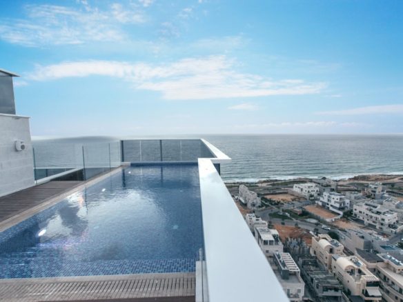 Luxury penthouse Netanya Diamond Project Sea view penthouse Netanya Israel Modern penthouse Netanya luxury apartment High end real estate Netanya penthouse