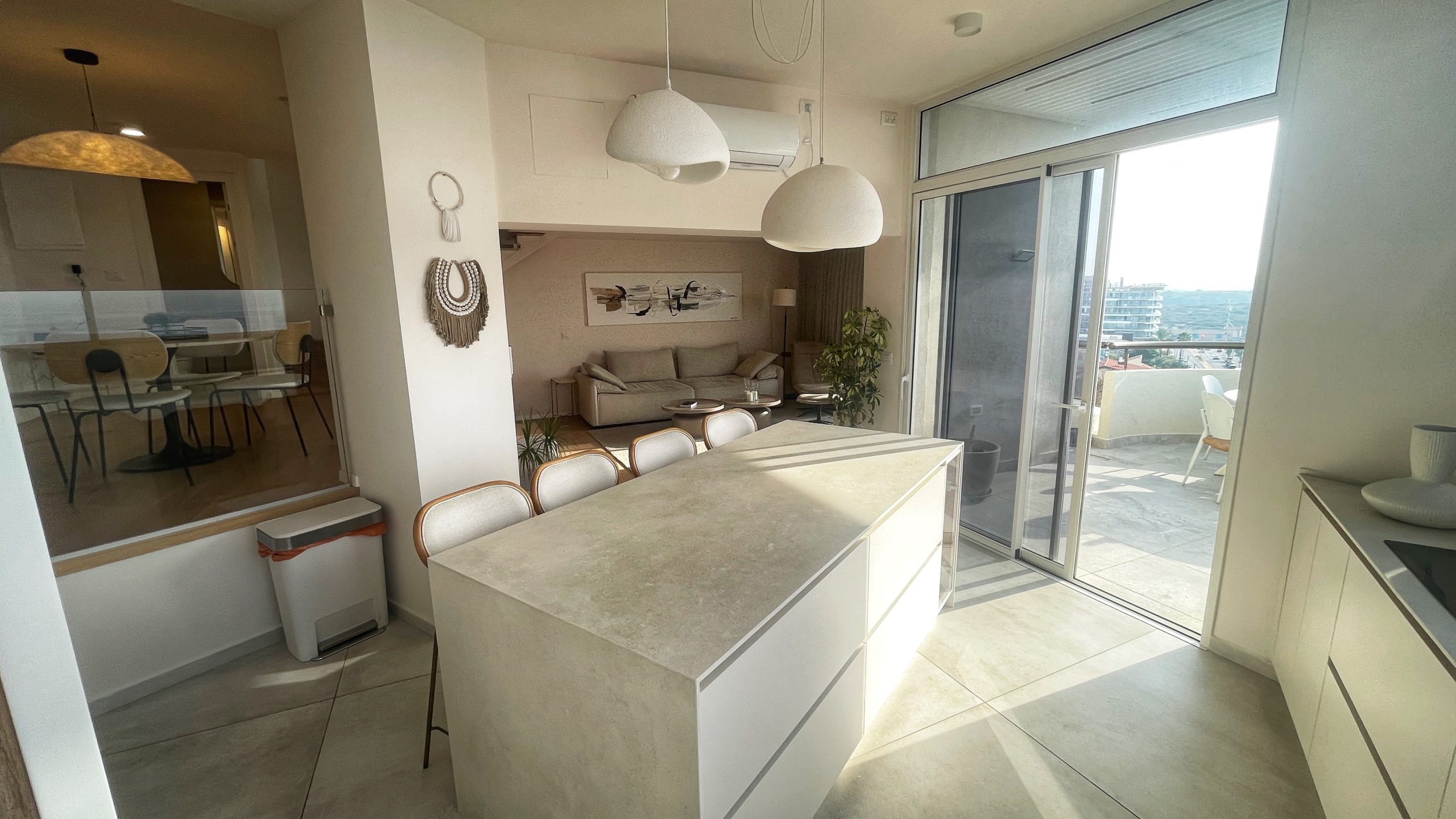 Beachfront duplex Herzliya sea view Panoramic sea view duplex Herzliya Pituach Luxury duplex near beach Herzliya Israel Sea view terrace duplex Herzliya marina