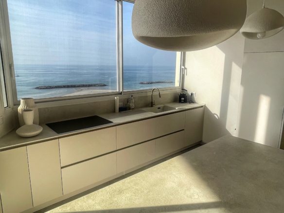 Beachfront duplex Herzliya sea view Panoramic sea view duplex Herzliya Pituach Luxury duplex near beach Herzliya Israel Sea view terrace duplex Herzliya marina
