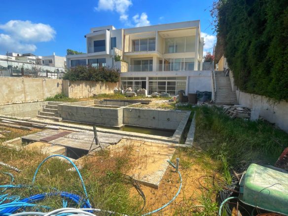 Sea view architectural project Arsuf Luxury development project Arsuf Israel 1 dunam plot Arsuf sea view Luxury villa project Arsuf with pool