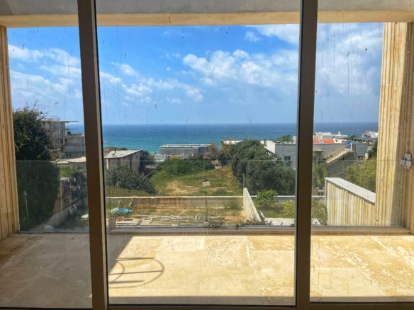 Sea view architectural project Arsuf Luxury development project Arsuf Israel 1 dunam plot Arsuf sea view Luxury villa project Arsuf with pool