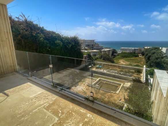 Sea view architectural project Arsuf Luxury development project Arsuf Israel 1 dunam plot Arsuf sea view Luxury villa project Arsuf with pool