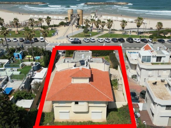 Beachfront land Herzliya Pituach sea view plot Prime land for sale Herzliya Israel beachfront Luxury real estate land Herzliya Pituach sea Exclusive plot first line to sea Herzliya