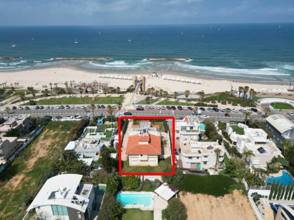 Beachfront land Herzliya Pituach sea view plot Prime land for sale Herzliya Israel beachfront Luxury real estate land Herzliya Pituach sea Exclusive plot first line to sea Herzliya